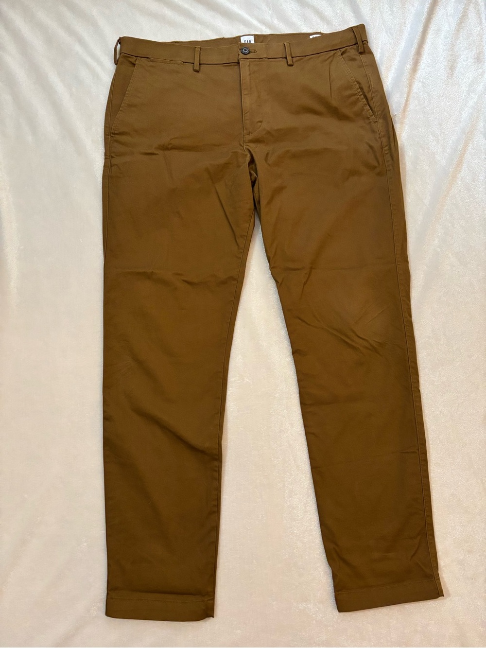 GAP Men's Tan Chino Pants - Straight Leg
